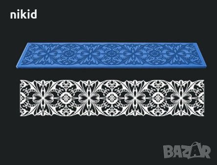 Детелини цветя дантела силиконов молд форма украса торта с фондан шоколад гъмпейст,, снимка 4 - Форми - 35352745