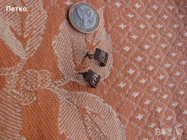 Автентични възрожденски сребърни  обеци, снимка 4 - Антикварни и старинни предмети - 53129793