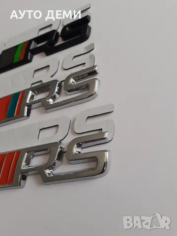 Метална емблема за залепване и монтаж на предна решетка VRS за Skoda , снимка 4 - Аксесоари и консумативи - 50141676