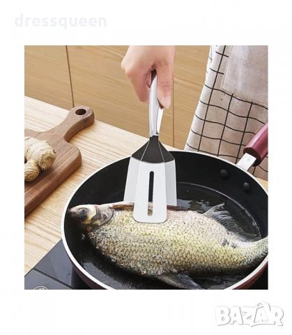 3119 Стоманена щипка за скара и сервиране, снимка 2 - Прибори за хранене, готвене и сервиране - 34247911