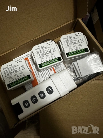 Безжичен превключвател за модул за ролетни щори AC 220V 230V Дистанционно управление на мотора за ро, снимка 2 - Други - 54057137