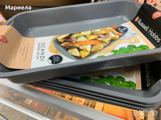 Бретер Russell Hobbs / Незалепващо перлено покритие , снимка 7 - Съдове за готвене - 51138574