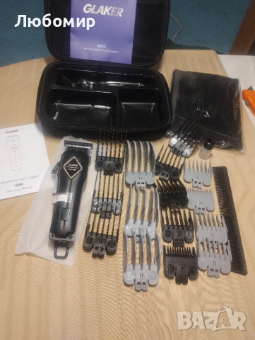 GLAKER Професионални машинки за подстригване за мъже - GLAKER Безжичен тример , снимка 4 - Машинки за подстригване - 44574765