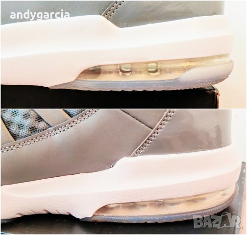  Nike Air Jordan Max Aura Cool Grey ЧИСТО НОВИ 46ти номер 30см стелка с кутия , снимка 14 - Маратонки - 42420311