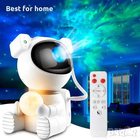 LED нощна лампа, LED звездно небе, лампа за проектор Galaxy, въртяща се на 360°