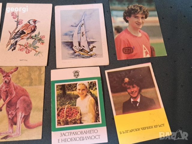 колекция стари соц календарчета от 80-те години 27/5, снимка 5 - Колекции - 51749347