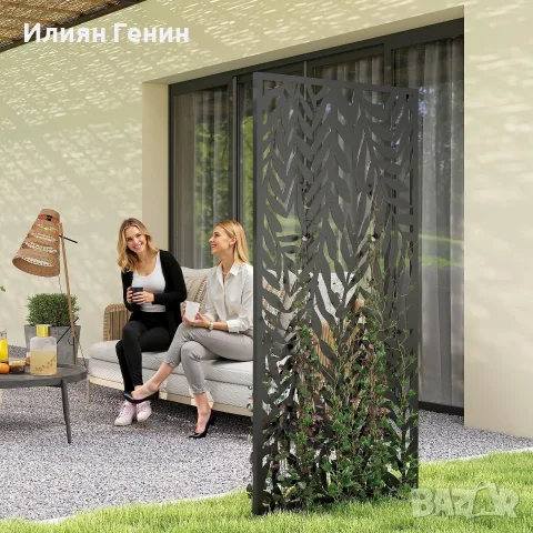 Outsunny Параван за стая 65 x 130 см, свободностоящ, снимка 9 - Паравани - 56240899