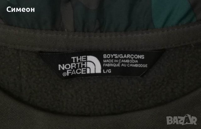 The North Face Camouflage Sweatshirt оригинално горнище ръст 147-158см, снимка 3 - Детски анцузи и суичери - 38920864