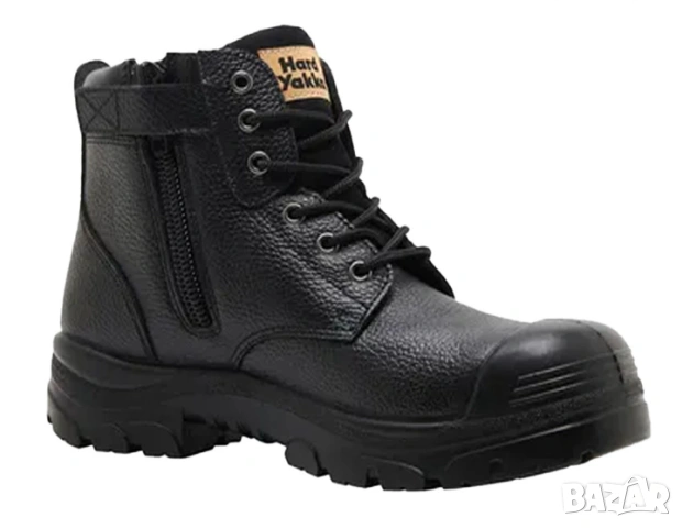 Работни предпазни ботуши Hard Yakka Y60260 Gravel Suede Zip номер 47, снимка 4 - Други - 53006591
