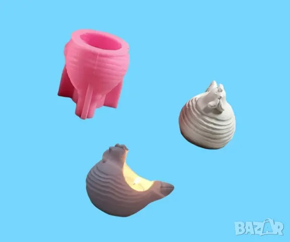 Молд кашпа кокошка , снимка 5 - Форми - 49694650