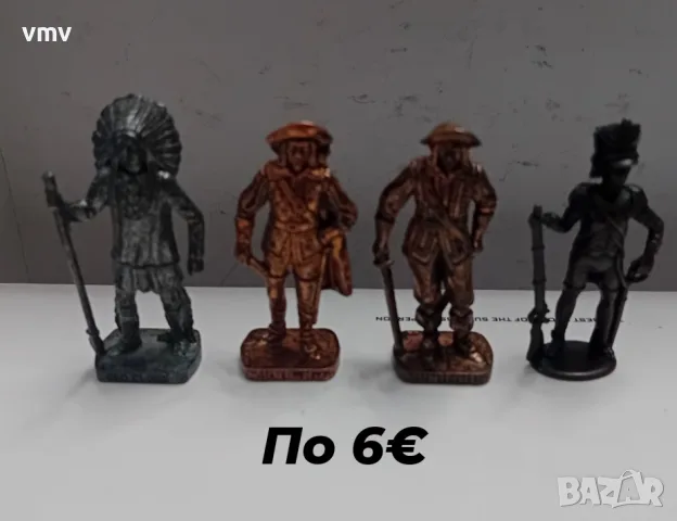 Киндер стари метални войници kinder, снимка 2 - Колекции - 56136972