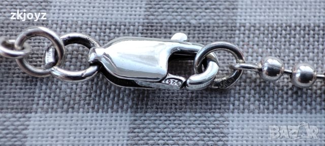 СРЕБЪРНА ГРИВНА с ЕЛЕМЕНТИ 4.60 ГРАМА/ ПРОБА 925, снимка 5 - Гривни - 44244501