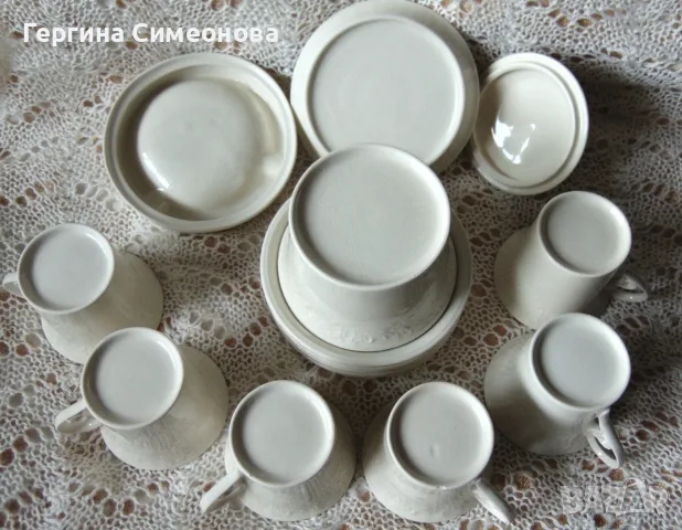 Много стар сервиз за късо кафе, снимка 4 - Антикварни и старинни предмети - 56447249