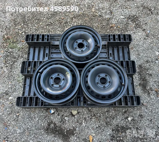 3бр.Железни джанти 15цола 5x114.3 за Renault Express,Mercedes Citan,Nissan