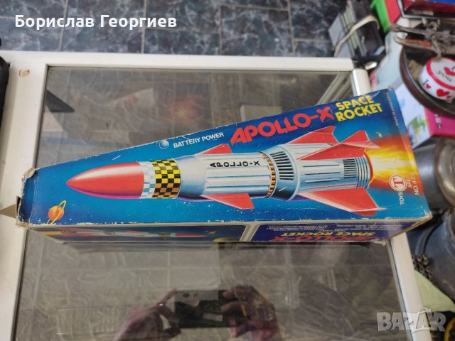 Стара играчка ракета apollo-x space rocket, снимка 12 - Колекции - 40279535
