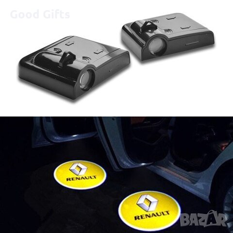 LED logo Безжично лого проектор за врати РЕНО RENAULT, снимка 3 - Аксесоари и консумативи - 35490927