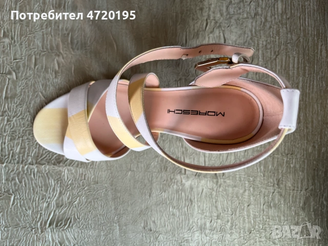 НОВИ елегантни луксозни дамски сандали MORESCHI