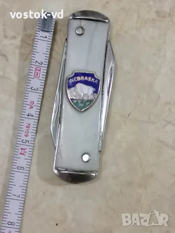IDEAL USA NEBRASKA-МИНИ ДЖОБНО НОЖЧЕ , снимка 4 - Колекции - 56451405