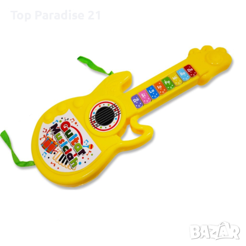 Играчка китара със забавни тонове , снимка 2 - Музикални играчки - 44598505