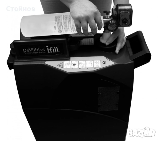 Станция за пълнене на бутилки с кислород DeVilbiss, снимка 3 - Медицинска апаратура - 53068366