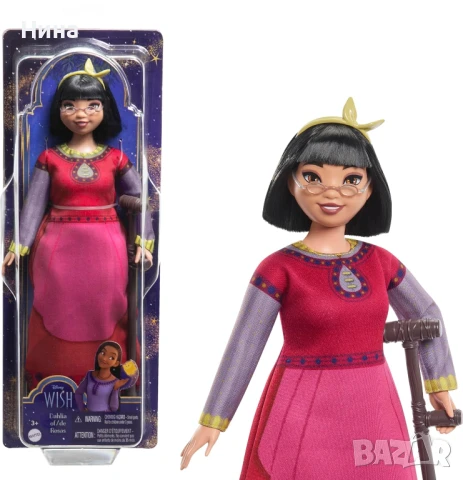 Mattel Disney Wish - Кукла Далия от Кралството на розите, с подвижен костюм, снимка 2 - Кукли - 51078139