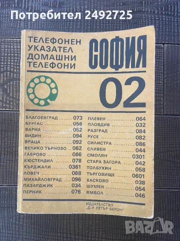 Телефонен указател 1983, 735 стр, снимка 1