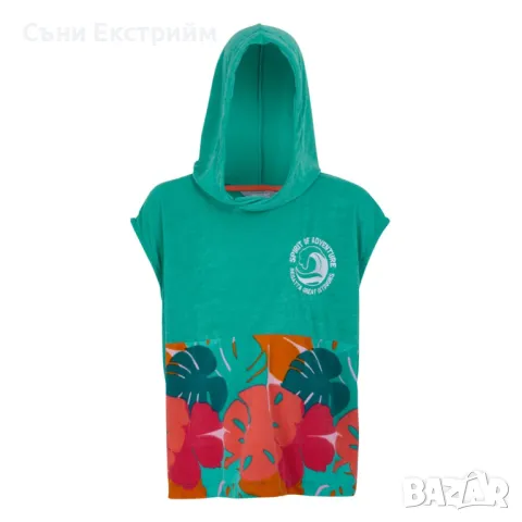 Детско пончо за преобличане Regatta Kids Towel Robe Tropical Leaf, снимка 4 - Хавлии и халати - 49552448