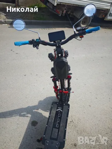 Мощна Електрическа тротинетка K-Cloud k14 10000W 72V 40Ah (140km/h), снимка 9 - Друга електроника - 50381671