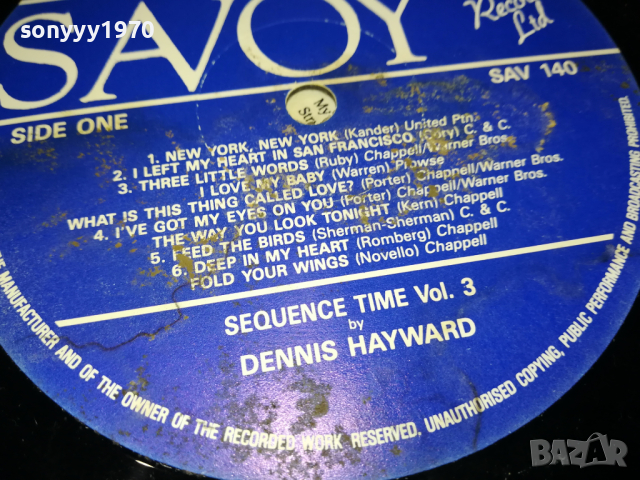 DENNIS HAYWARD-ПЛОЧА ОТ АНГЛИЯ 1303241553, снимка 16 - Грамофонни плочи - 44746216