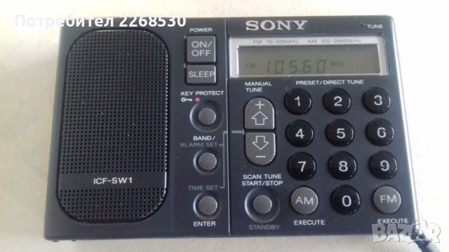 Sony ICF-SW1, снимка 3 - Радиокасетофони, транзистори - 44479625