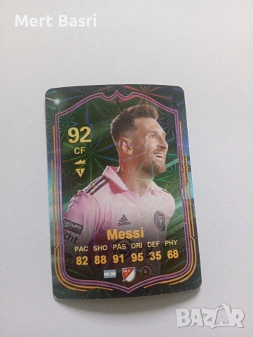 Topps Finest MLS - Lionel Messi картичка