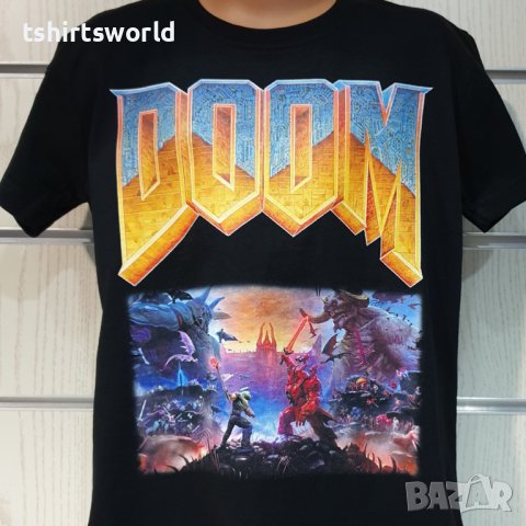 Нова детска тениска в с дигитален печат на видеоиграта DOOM Eternal, снимка 6 - Детски тениски и потници - 36966876