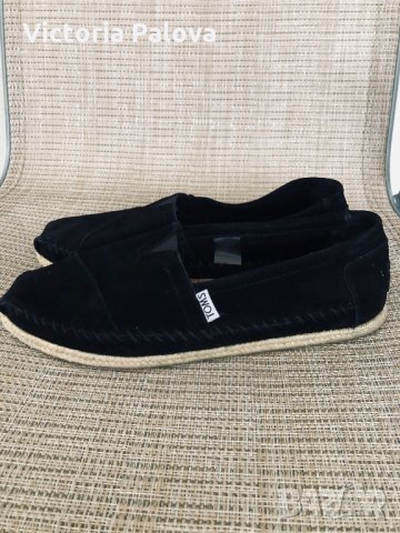 Мъжки мокасини TOMS естествена кожа, снимка 8 - Мокасини - 31486354