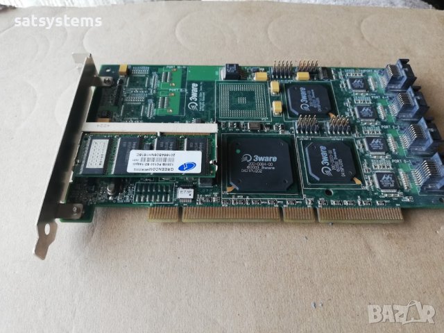 3ware Escalade 9500S 8-Port SATA II PCI-X RAID Controller Card, снимка 5 - Други - 37058494