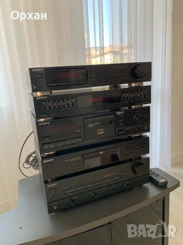 Ретро Hi-Fi Система SONY – Пълен комплект от 5 компонента (Топ състояние), снимка 5 - Аудиосистеми - 54242659
