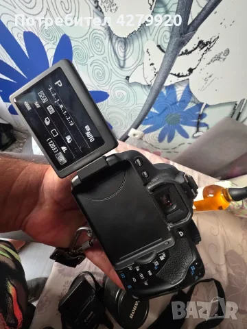 Canon 650D с раница и обективи, снимка 3 - Фотоапарати - 56019449