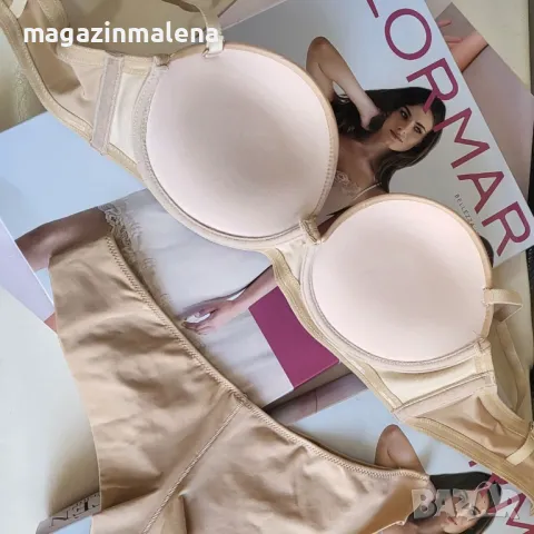 Lormar 65B,70B,75B,80B черен,телесен,капучино,бял супер пуш-ап сутиен +2 РАЗМЕРА Лормар бриджитка, снимка 3 - Бельо - 10319713