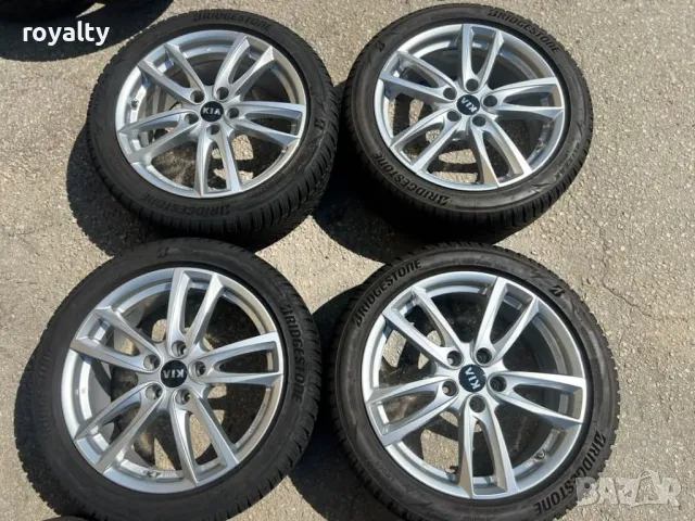 5х114.3 Джанти 18 Kia Hyundai 5x114.3 Кия Хюндай  ЕТ 45 J 7.5 Централен отвор 67.1 , снимка 6 - Аксесоари и консумативи - 50393840