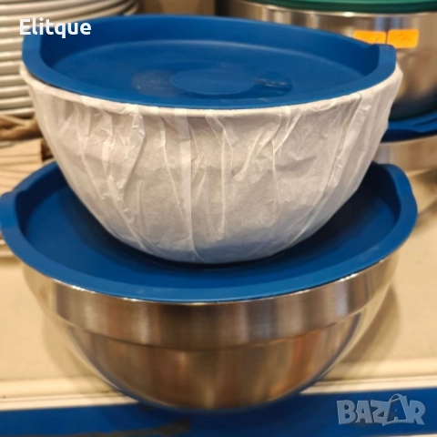 Купа от неръждаема стомана с капак и противоплъзгаща се силиконова основа - 2бр, снимка 2 - Други - 52744894
