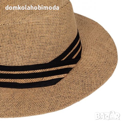 Дамска лятна шапка, Диаметър с периферията: 34 см , снимка 2 - Шапки - 39968938