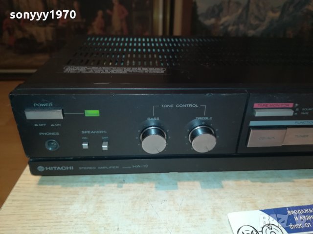 HITACHI HA-12 STEREO AMPLIFIER-MADE IN JAPAN 2112211036, снимка 14 - Ресийвъри, усилватели, смесителни пултове - 35206182