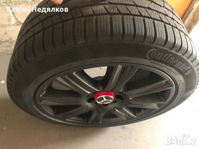 Капачки за джанти за Mercedes AMG Черни Сиви Червени Матирани (A0004000900), 75mm, снимка 12 - Аксесоари и консумативи - 29421821