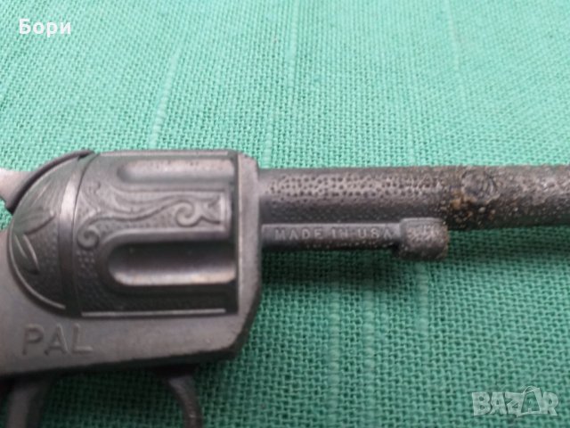Hubley "PAL"U.S.A. Стар метален пистолет, снимка 7 - Други ценни предмети - 34309283
