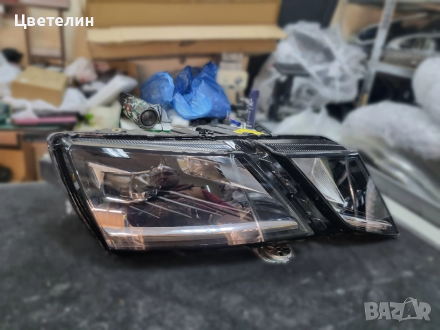 Десен фар Skoda Octavia 3 Facelift LED desen far шкода октавия 3 фейс, снимка 3 - Части - 52945348