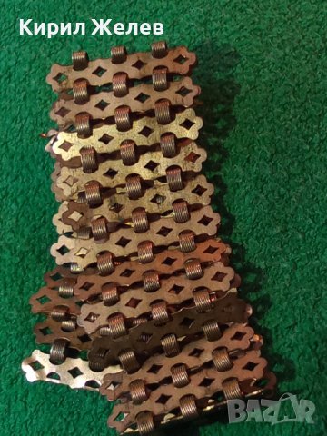 ЧАСТ от СТАРИННА ОГЪРЛИЦА БРОНЗ МАЙСТОРСКА ПЛЕТКА РЕТРО БИЖУ 9897, снимка 10 - Антикварни и старинни предмети - 30652649