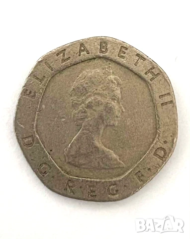 Монета - Twenty pence 1982 г