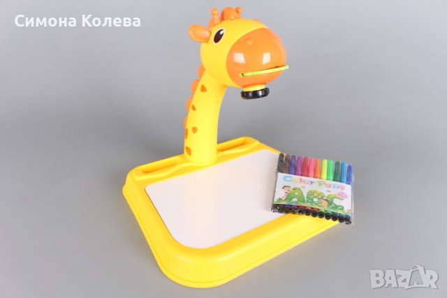 ✨Детска масичка с проектор Жираф , снимка 3 - Рисуване и оцветяване - 38253339