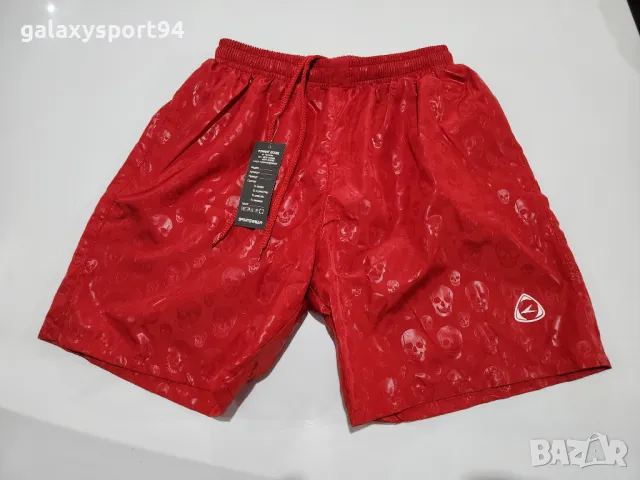 Тъмно сини Плажни Панталонки GALAXY за фитнес спорт фитнес в 5 цвята от м до 3хл, снимка 3 - Къси панталони - 49898109