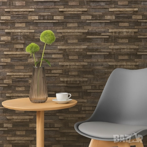 Декоративен 3D тухлен тапет за стени от PE пяна 77х70 см., снимка 10 - Други стоки за дома - 52013200