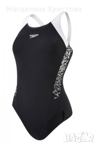 Цял бански Speedo Boom Splice Muscleback, снимка 11 - Бански костюми - 30195283